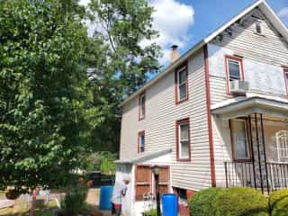 Siding job on old home